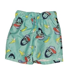 City Streets size XXS 4/5 monkey in hat & banana design functional drawing